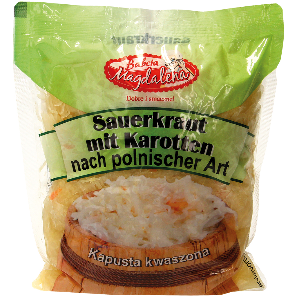 "Babcia Magdalena" Zuurkool met wortel Kapusta kwaszona 650 g