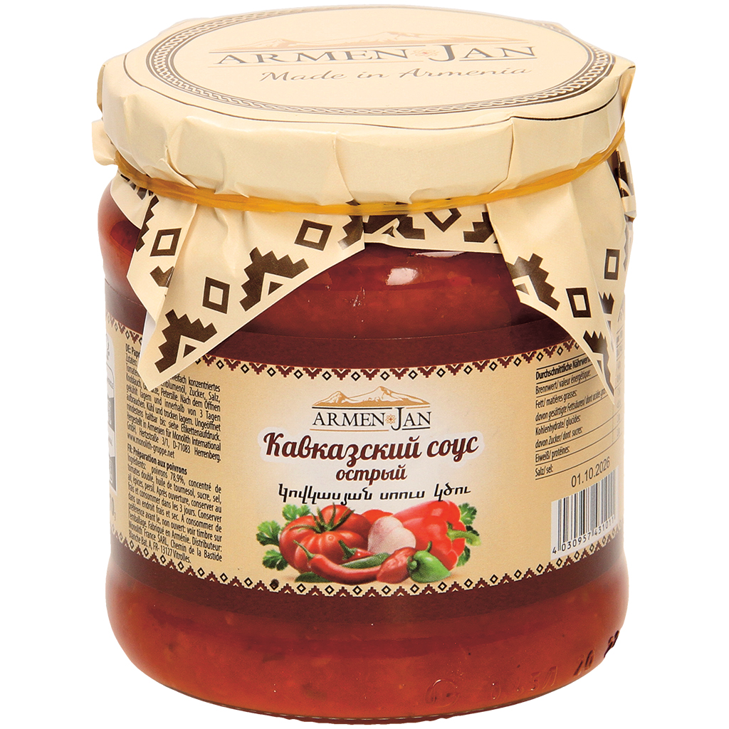 "Armenjan" Kaukasische paprikasaus pikant 470 g