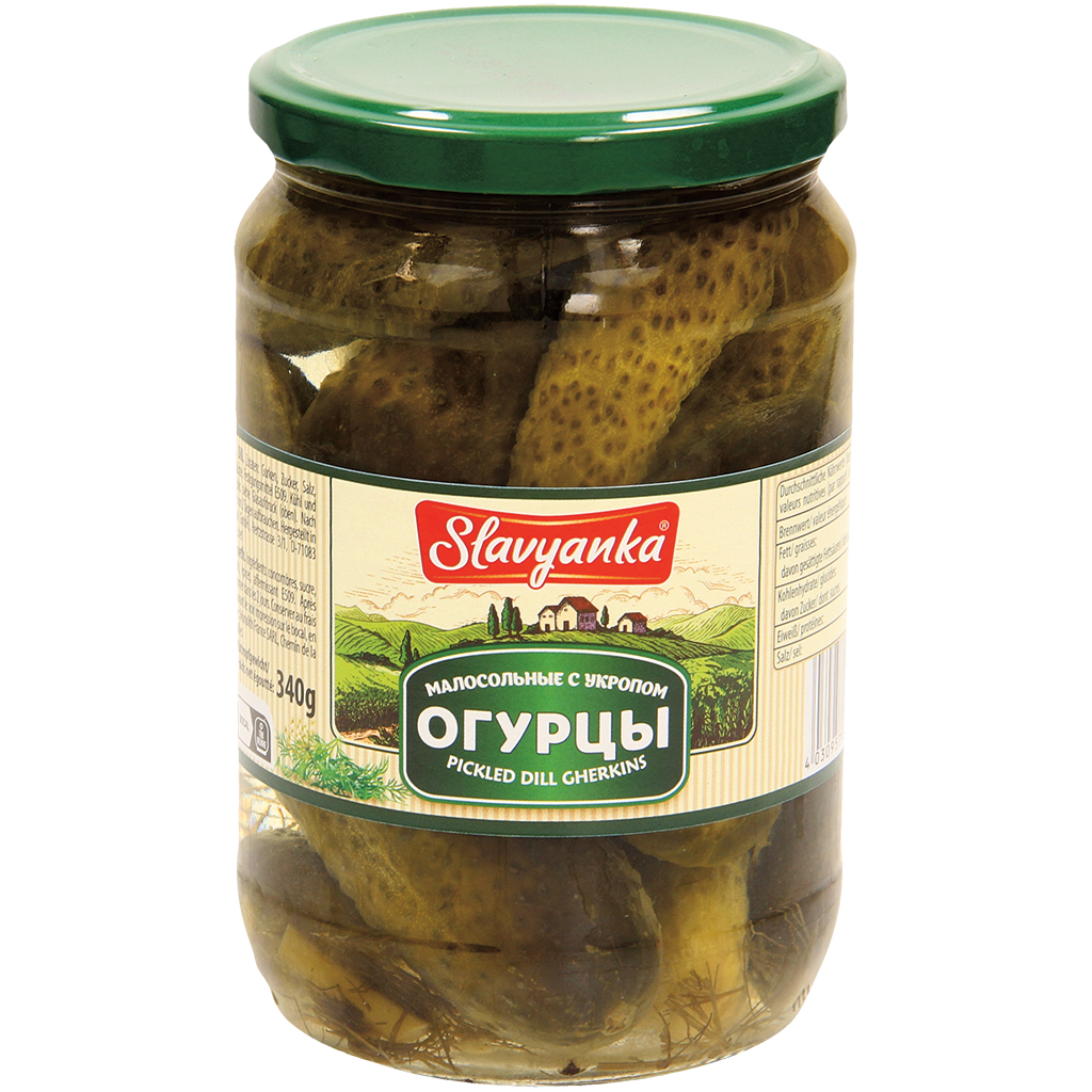 "Slavyanka" Augurken met dille 680 g