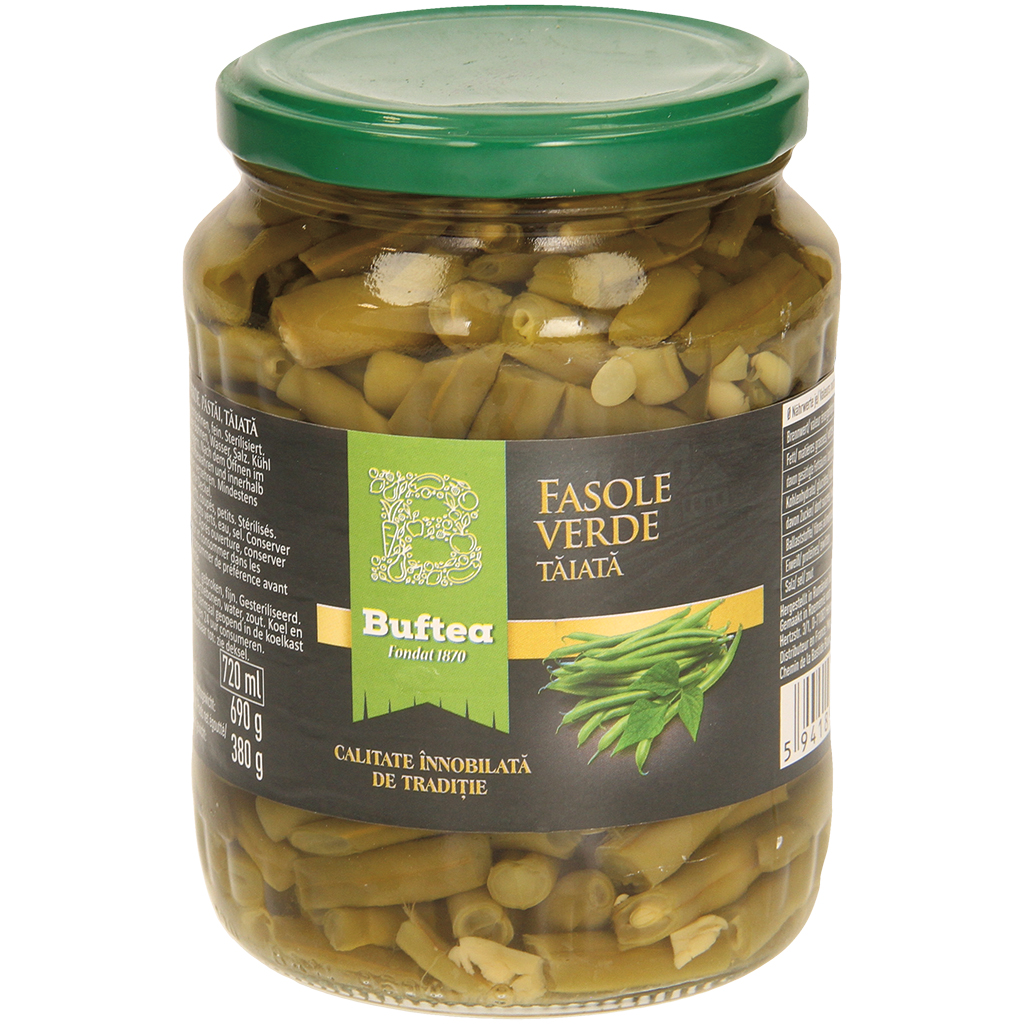 "Buftea" Sperziebonen fijn gesneden 690 g