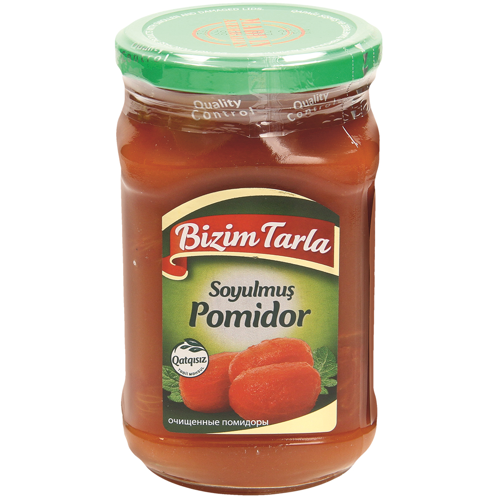 "Bizim Tarla" Hele gepelde tomaten in tomatensap 640 g