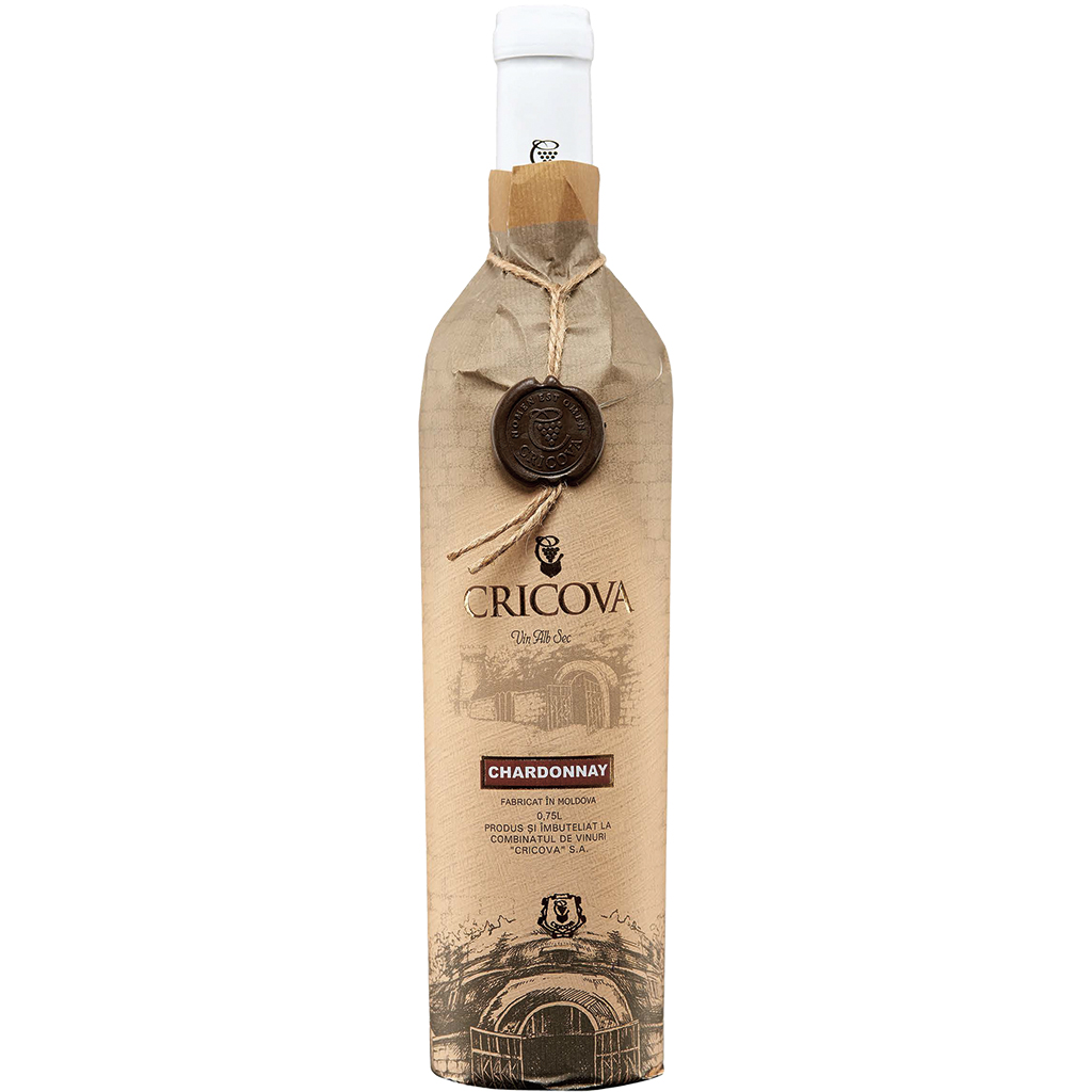 "CRICOVA" Шардоне белое вино сухое, 12% алк.
