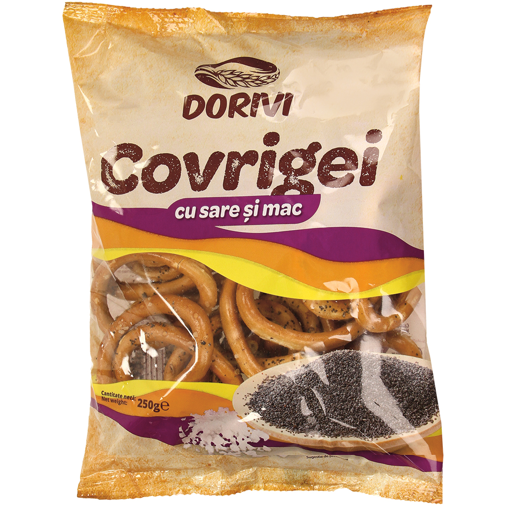 Zoute en maanzaad gistgebakringen "Dorivi"
