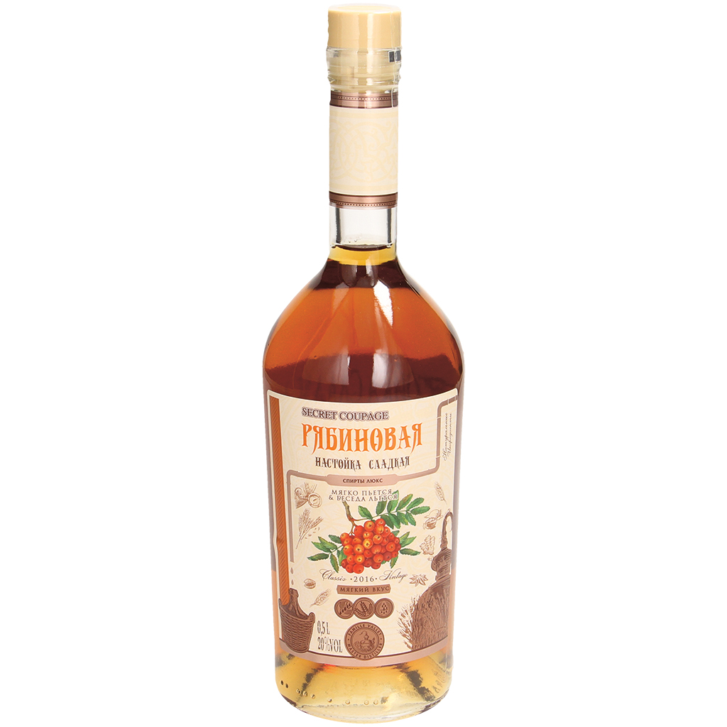 Ликер Рябина с бренди 20%