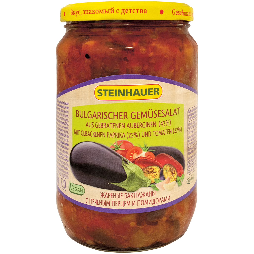 "Steinhauer" Bulgaarse salade gebakken aubergine 660 g