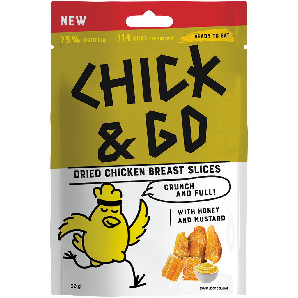 "CHICK & GO" Слайсы из куриного филе со вкусом горчицы и мед