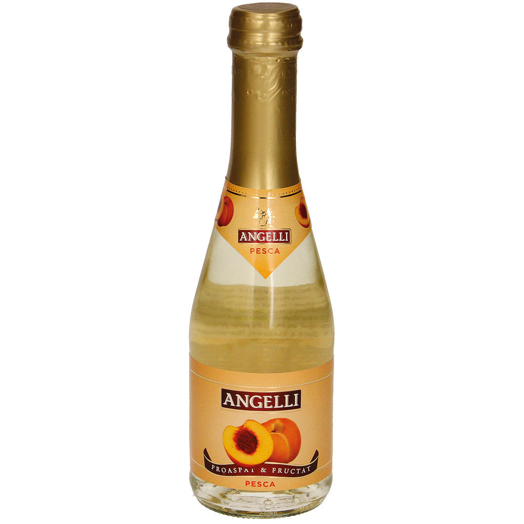 Aromatische wijnhoudende cocktail met perziksmaak