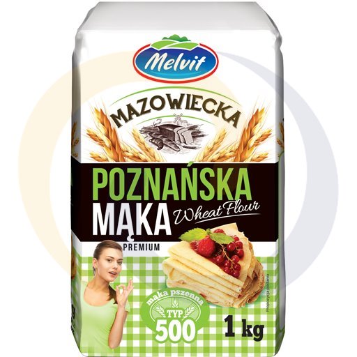 Мука Познань TYPE 500 1кг Melvit