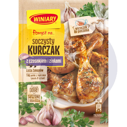 Winiary Idee voor sappige kip met knoflook en kruiden 30g