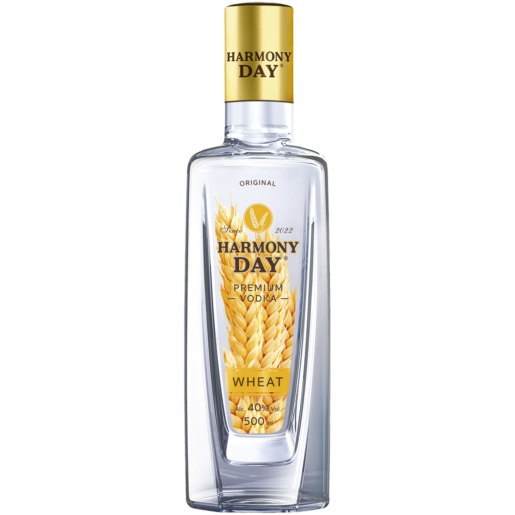 "HARMONY DAY" wodka Tarwe / Pshenichnaya, 40% vol.