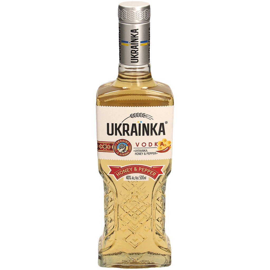 Спиртной напиток "Украинка. Мед с перцем", 40% алк.