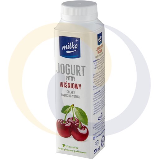 Milko drinkyoghurt kers 0,33l