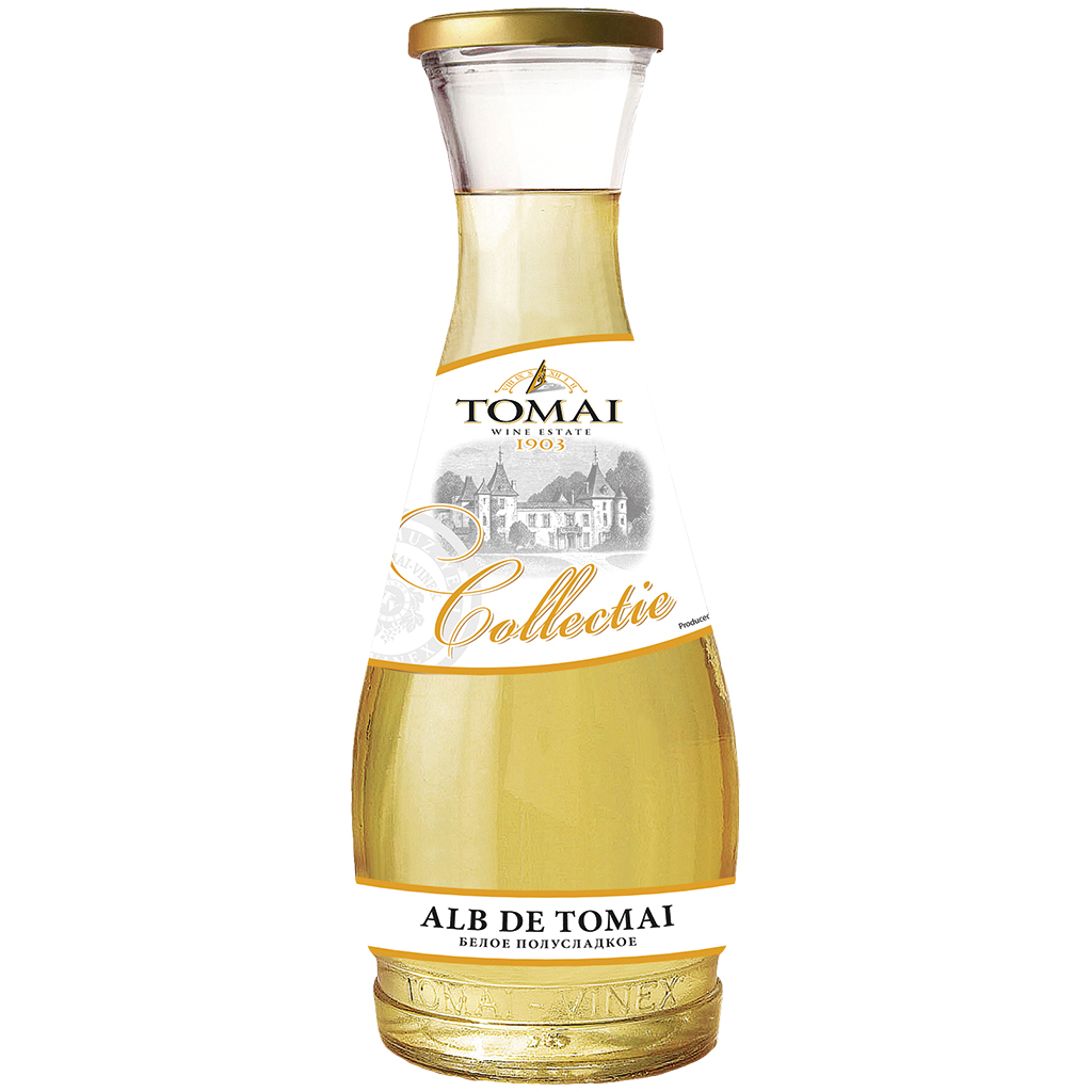 "Alb de Tomai" witte wijn uit Moldavië, zoet
