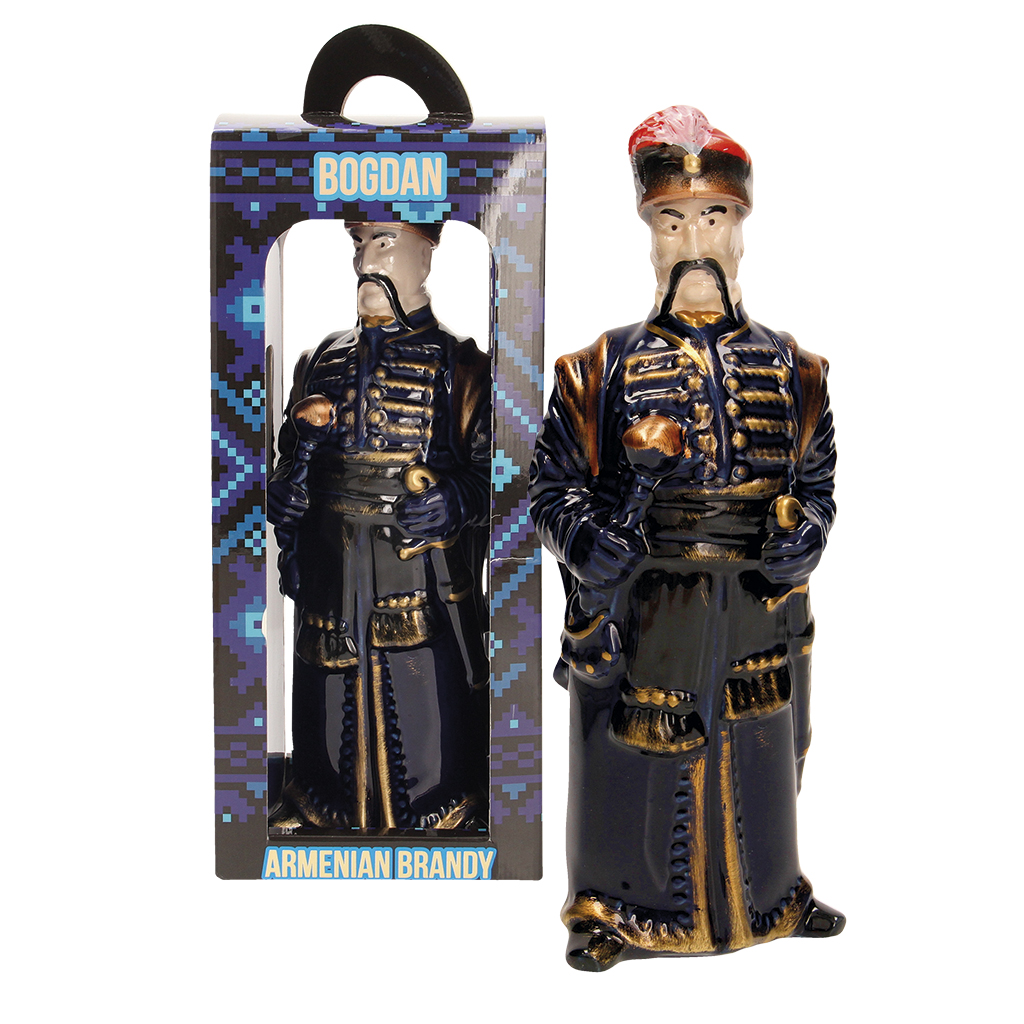 Armeense brandy "Bogdan" keramiek in geschenkdoos, 40 % vol.