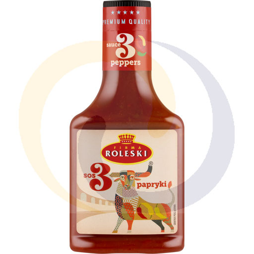 Saus 3 pepers 360g/6 stks Roleski