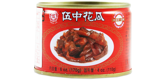 WU CHUNG Komkommers Gepekeld 48x170g