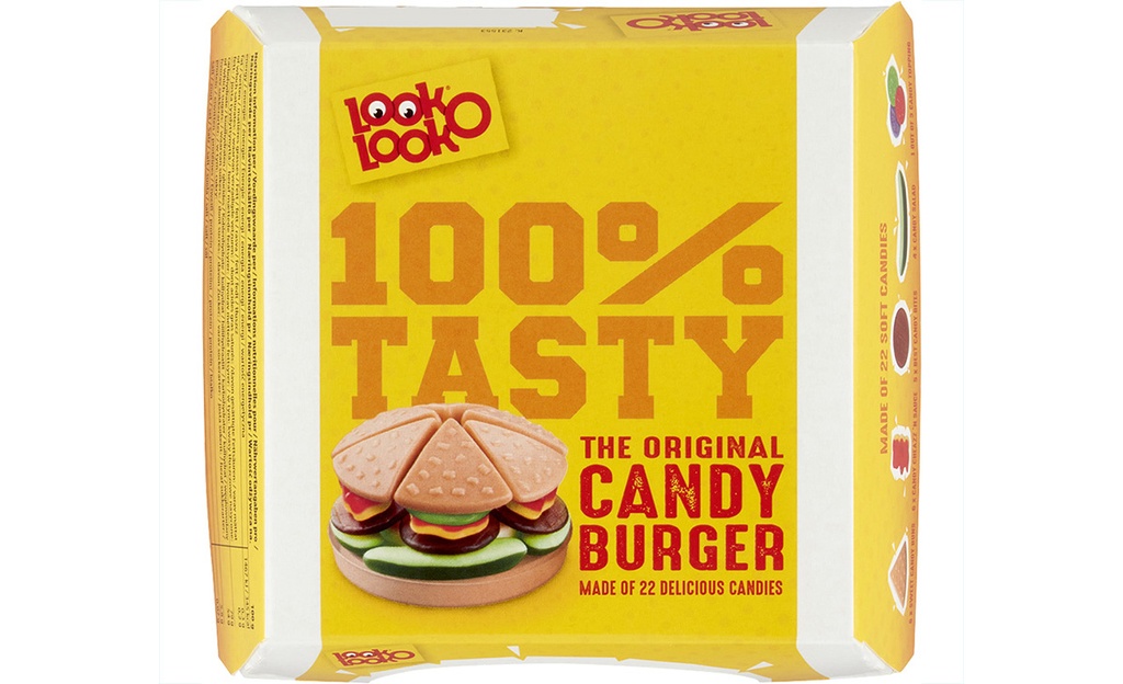 LOOK-O-LOOK Burger Snoep 9x130g