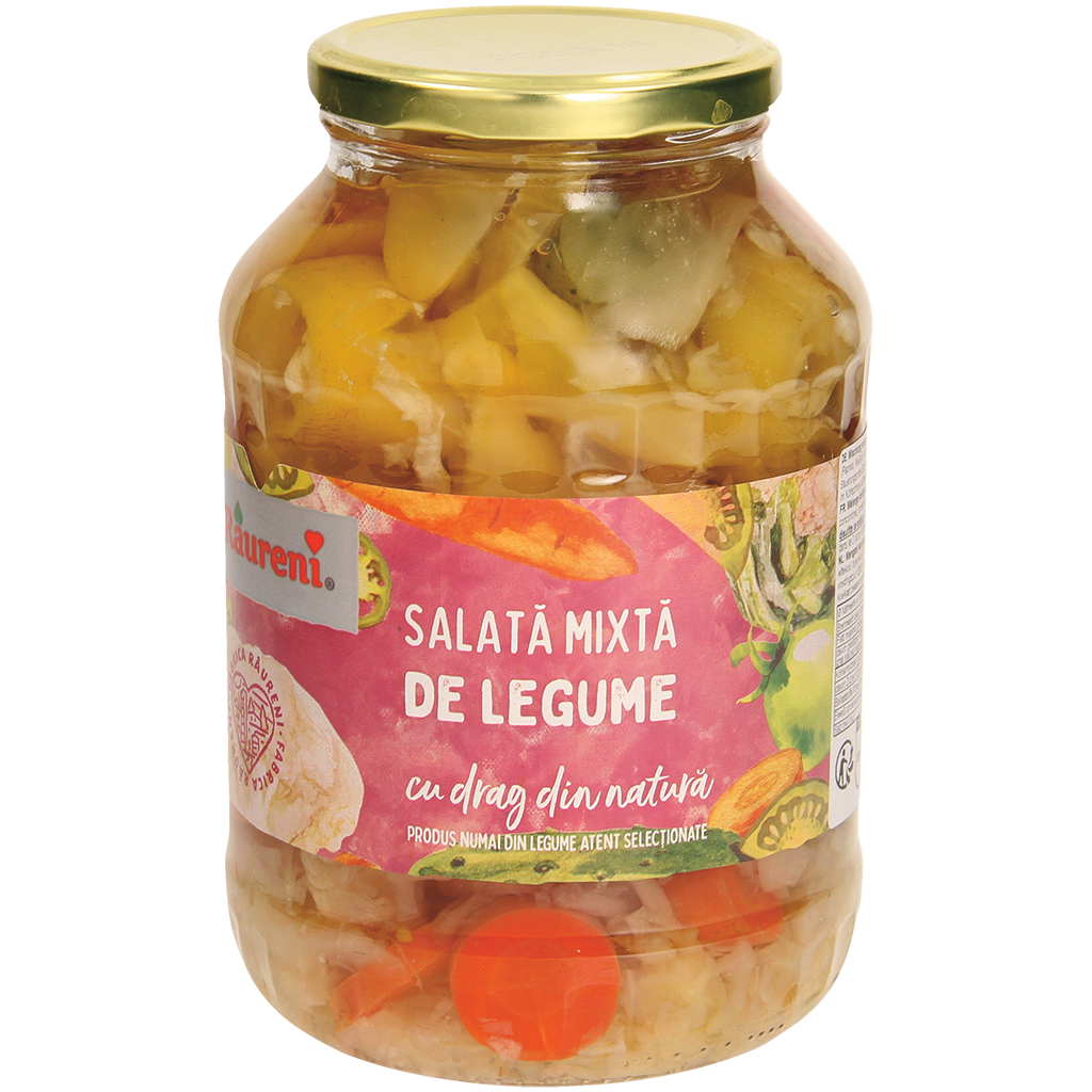 "Raureni" Gemengde groentesalade in azijn 1,35 kg