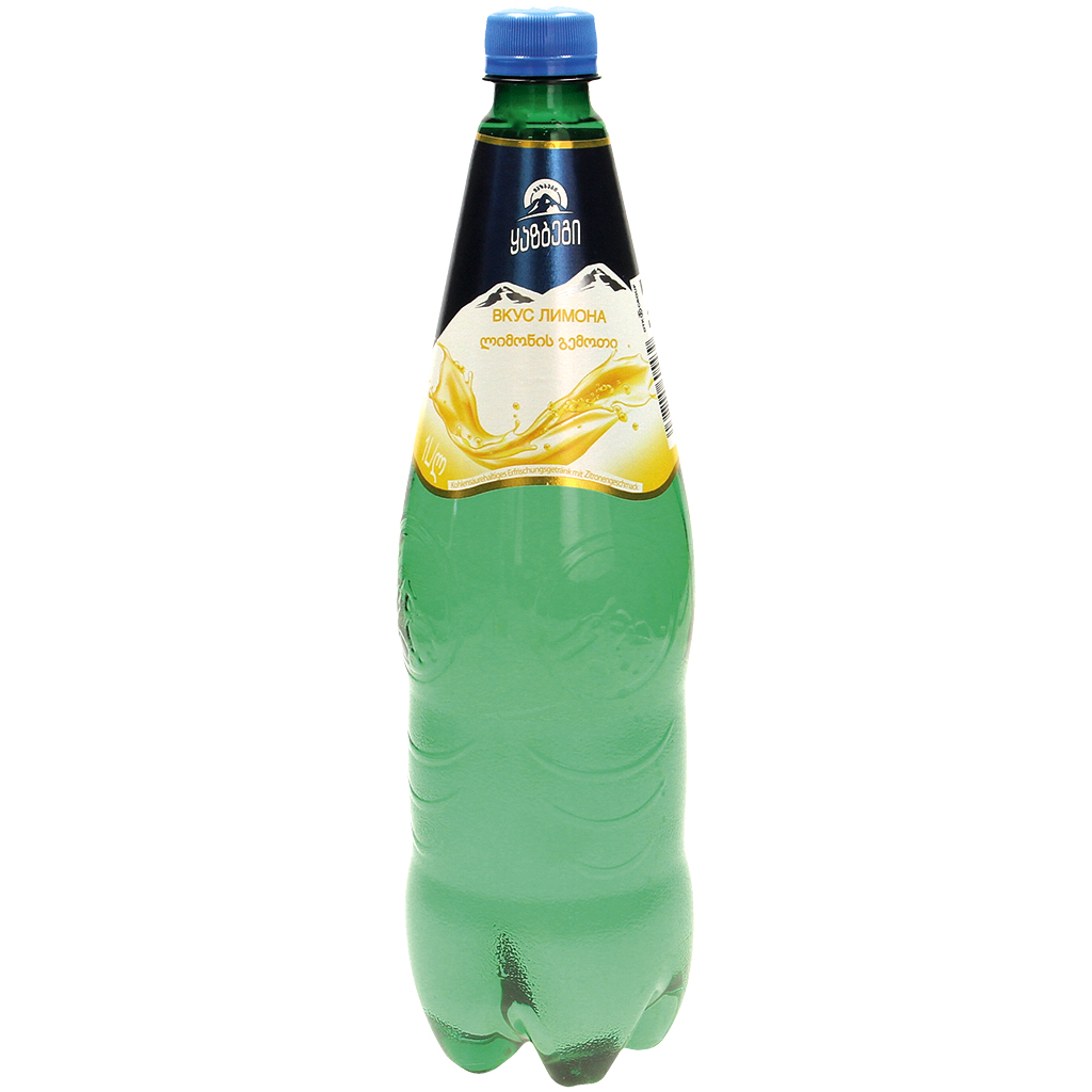 Koolzuurhoudende verfrissende drank met citroensmaak