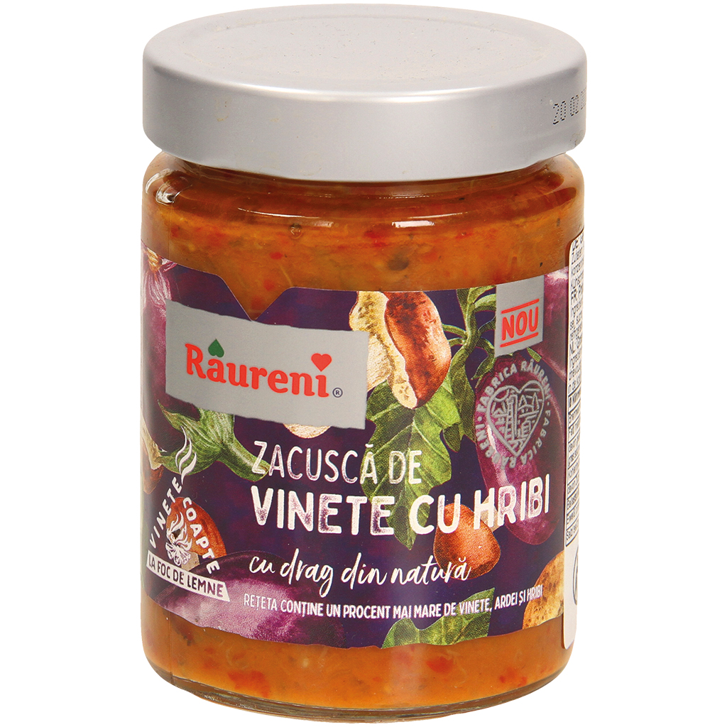 "Zacusca de hribi - Raureni" - Овощная закуска с 30% баклажа