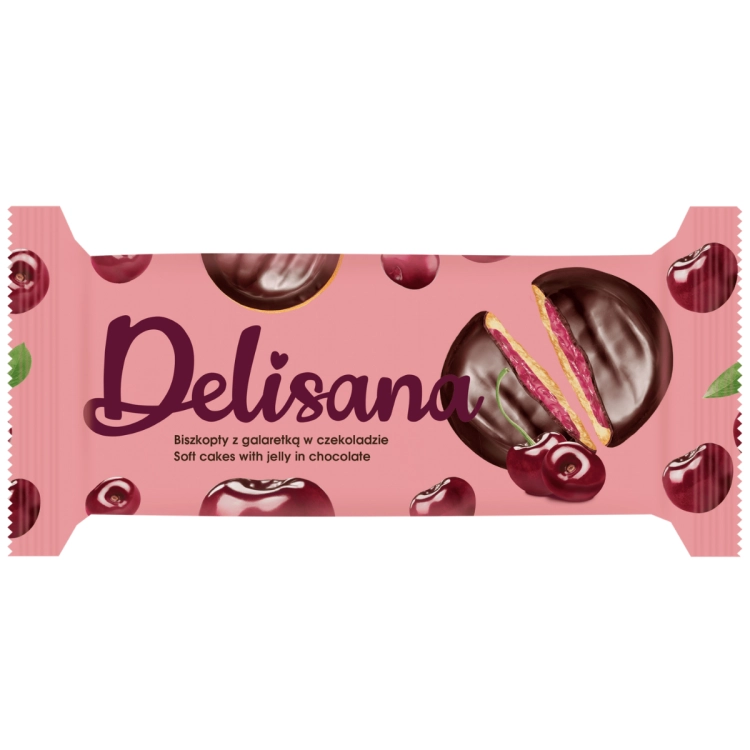 Delicpol Party Jaffa Kersenkoekjes met Kersenjam