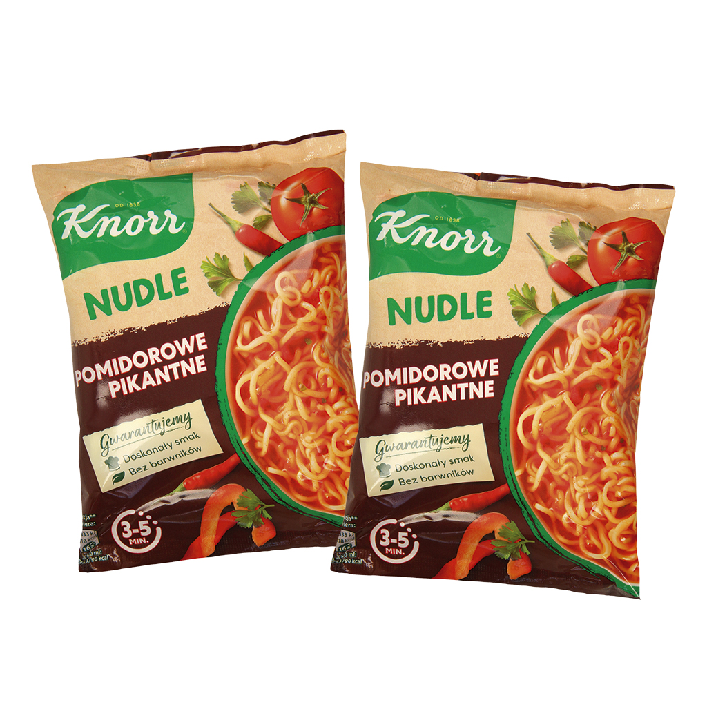 Knorr Instant Pittige Tomatensoep met Noodles zonder kleurstoffen