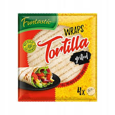Тортилья Фантастик гриль 4x25см 250г/28шт Девелей