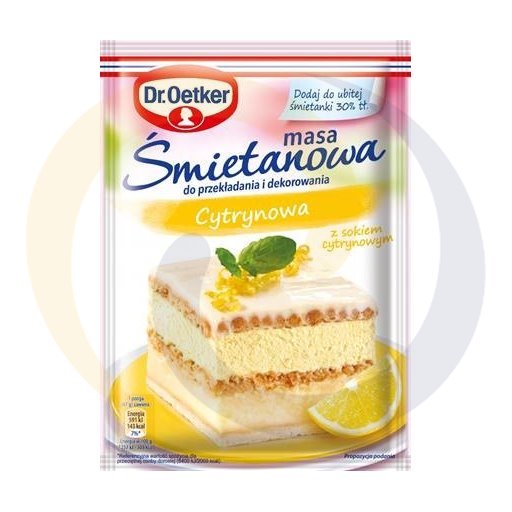 Dr. Oetker Citroen Zure Room Vulling 70 g