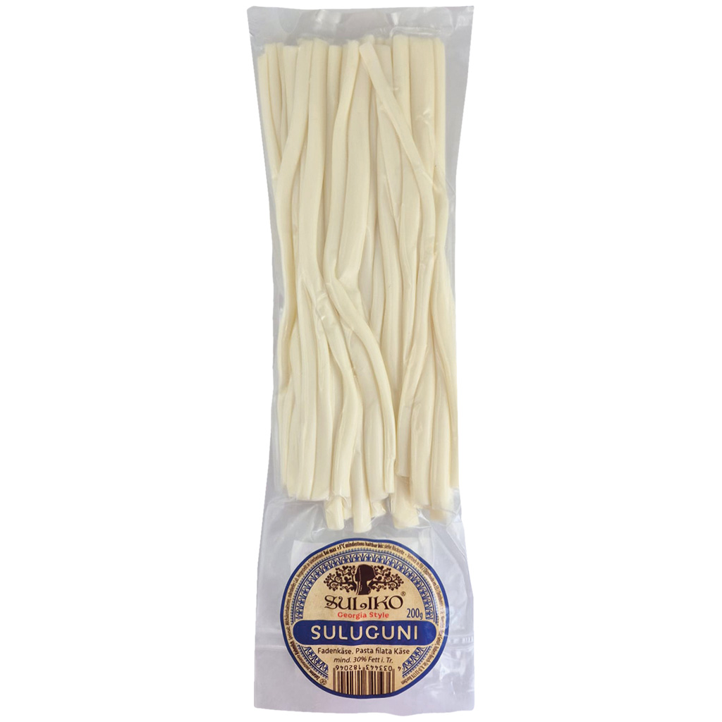 "SULUGUNI" Fadenkaas. Pasta filata kaas, min. 30% vet i. Tr.