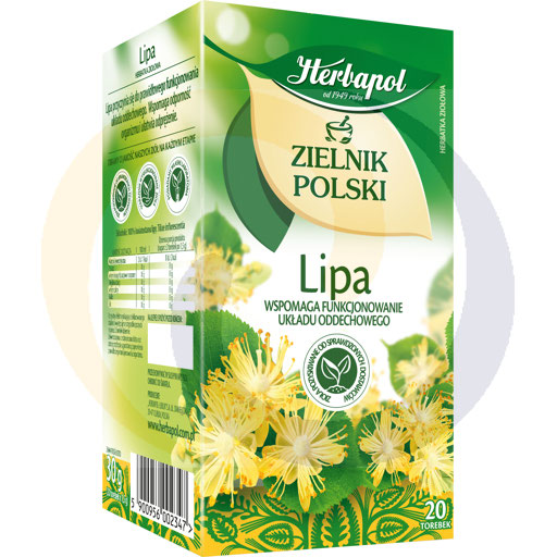 Травяной чай Herbapol Zielnik Polski с липой 30 г (20 x 1,5 г)