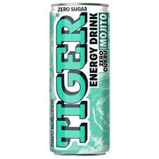 Tiger Energy drink Zero Mojito zonder suiker 0,25l