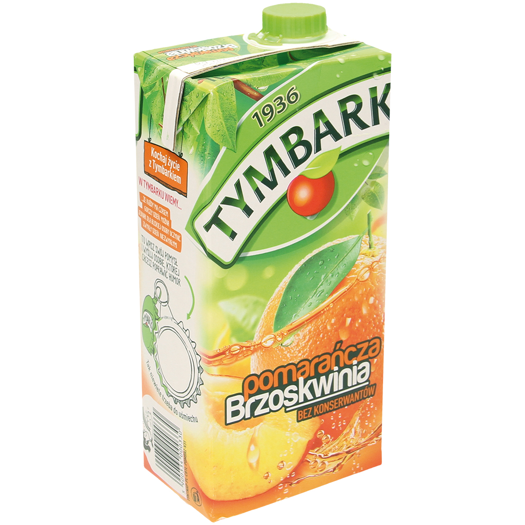 Tymbark sinaasappel en perzik