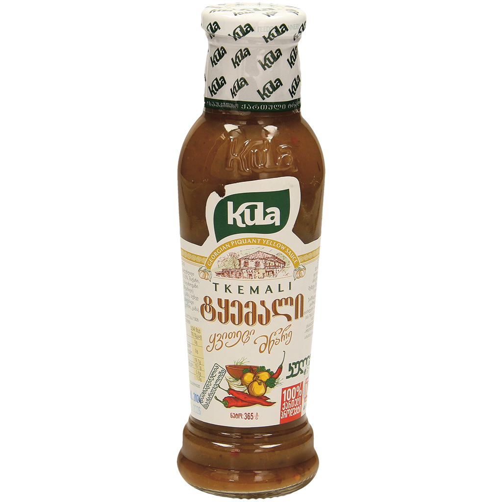 "Kula" Tkemali saus van gele kerspruim pikant 365 g