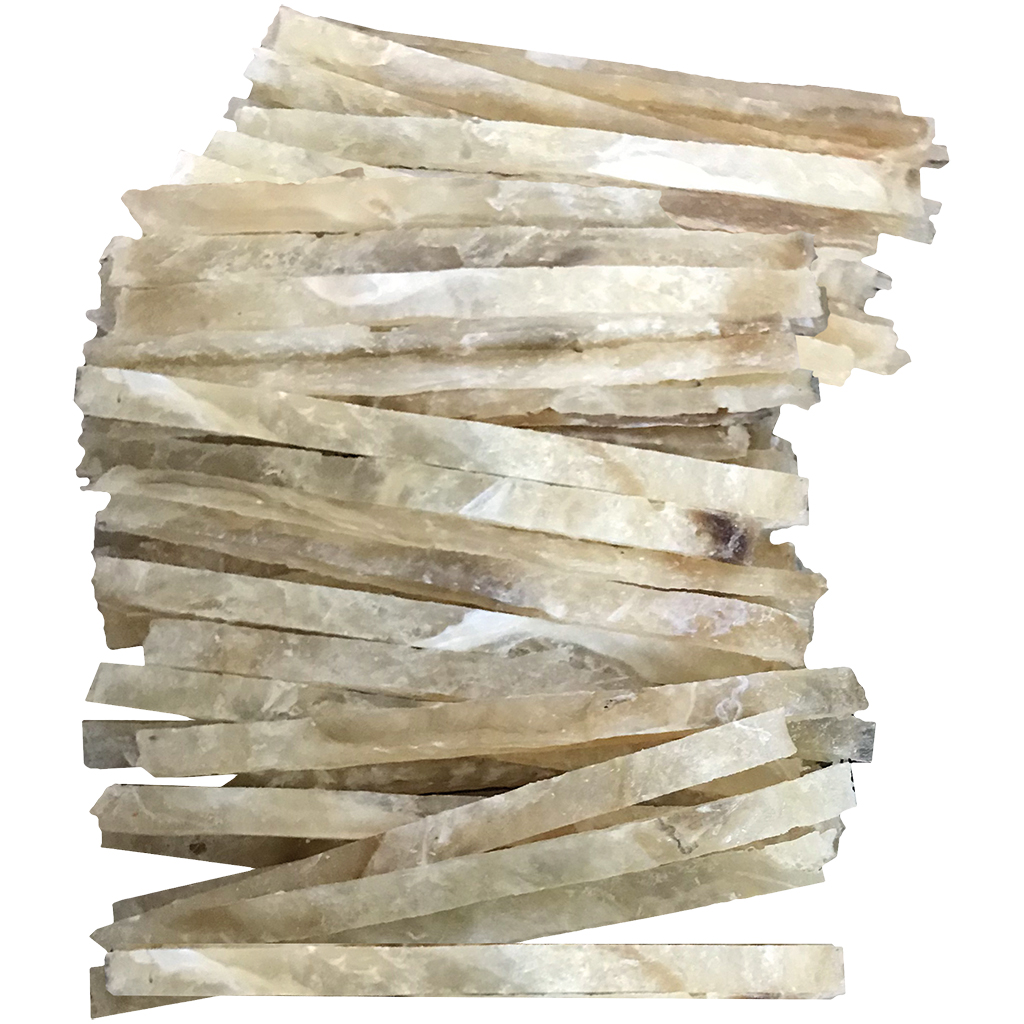 Snack van Blauwe Wijting (Micromesistius poutassou) in reepj