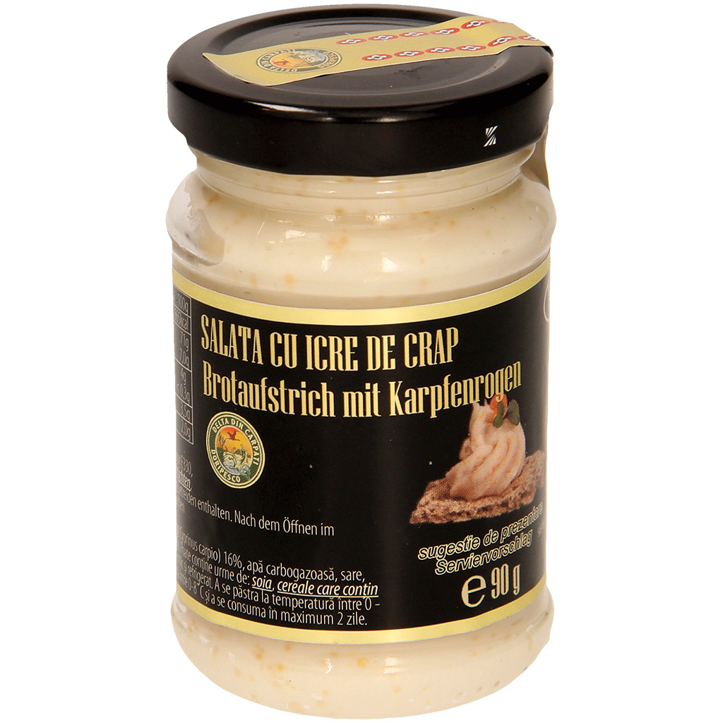 Broodbeleg met karperkaviarn "Salată cu icre de crap-Doripes