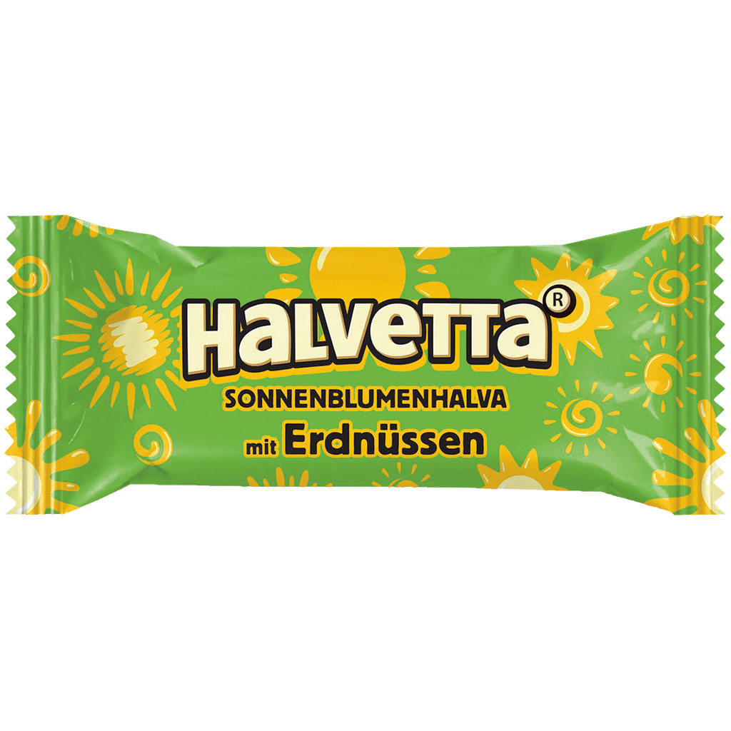 Zonnebloemhalva "HALVETTA" met pinda's
