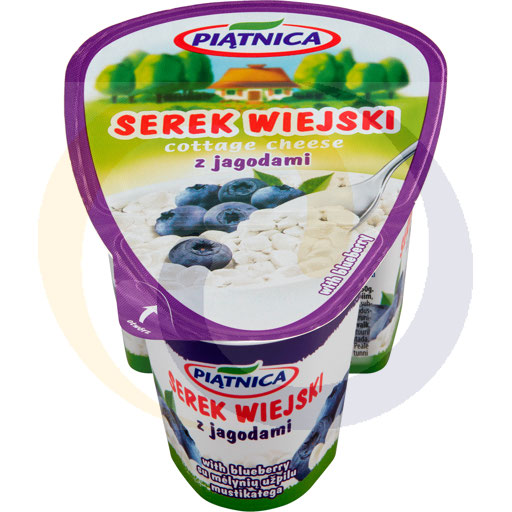 Piątnica Cottage Cheese met Blauwe Bessen 150 g