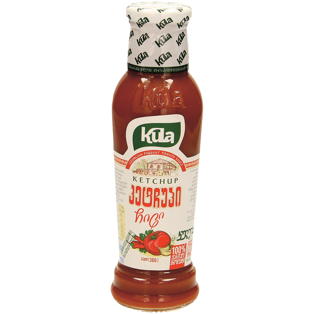 "Kula" Tomatenketchup op Georgische wijze pikant 360 g
