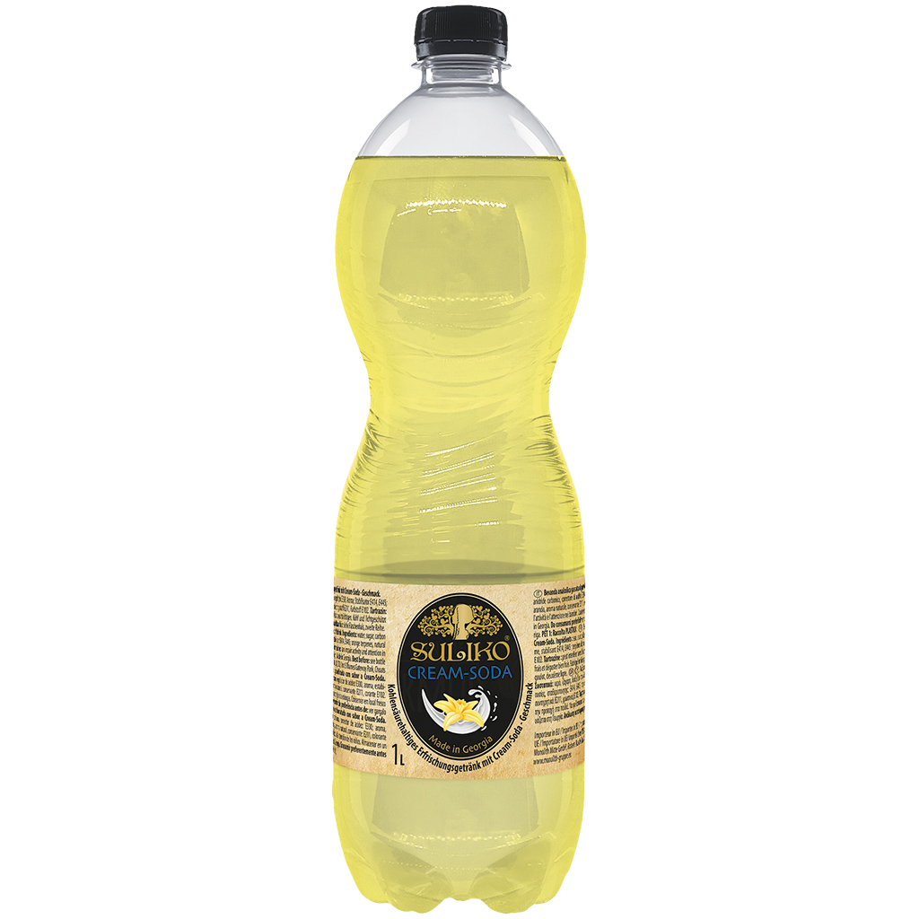 "SULIKO" Koolzuurhoudende verfrissende drank met Cream-Soda-