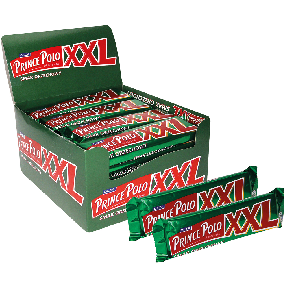 Olza Prince Polo XXL Hazelnoot Krokante Wafel met Hazelnootr