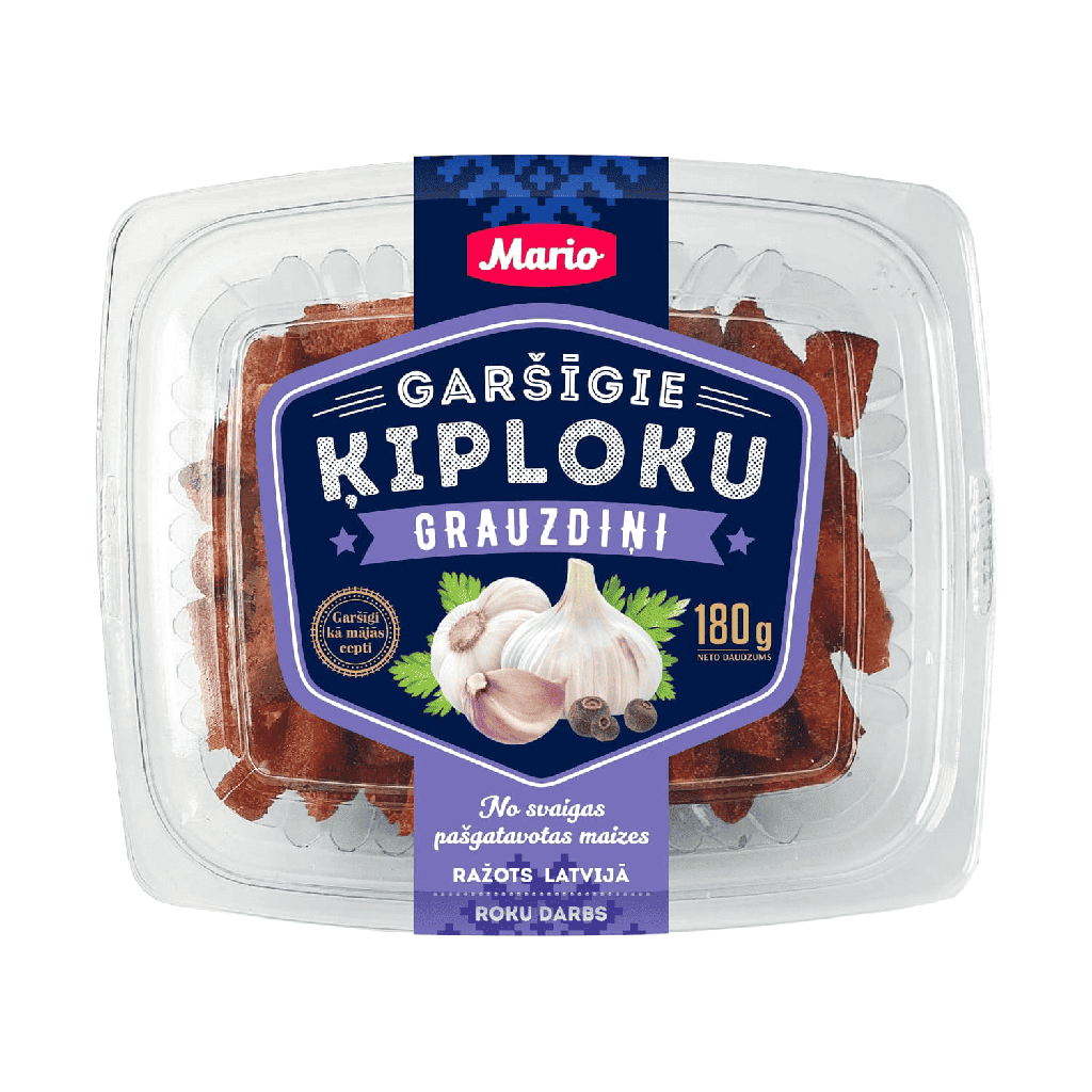 Mario Roggebroodkruim knoflook