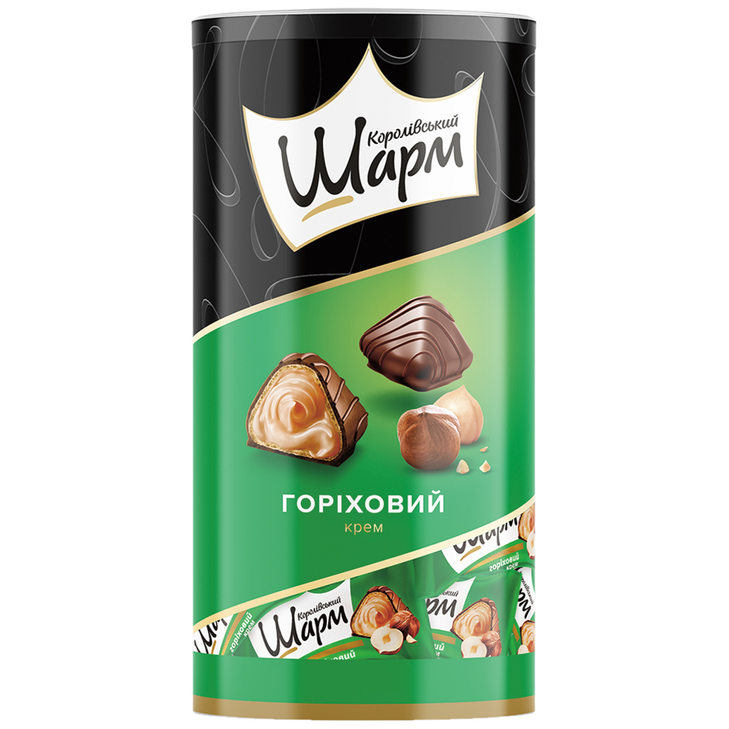 "Korolivsky Sharm" Gevulde wafelbonbons met hazelnootvulling