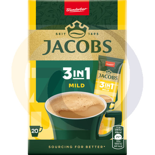 Кофе 3в1 Jacobs Mild 11.1г/20шт/6упаковок Jacobs
