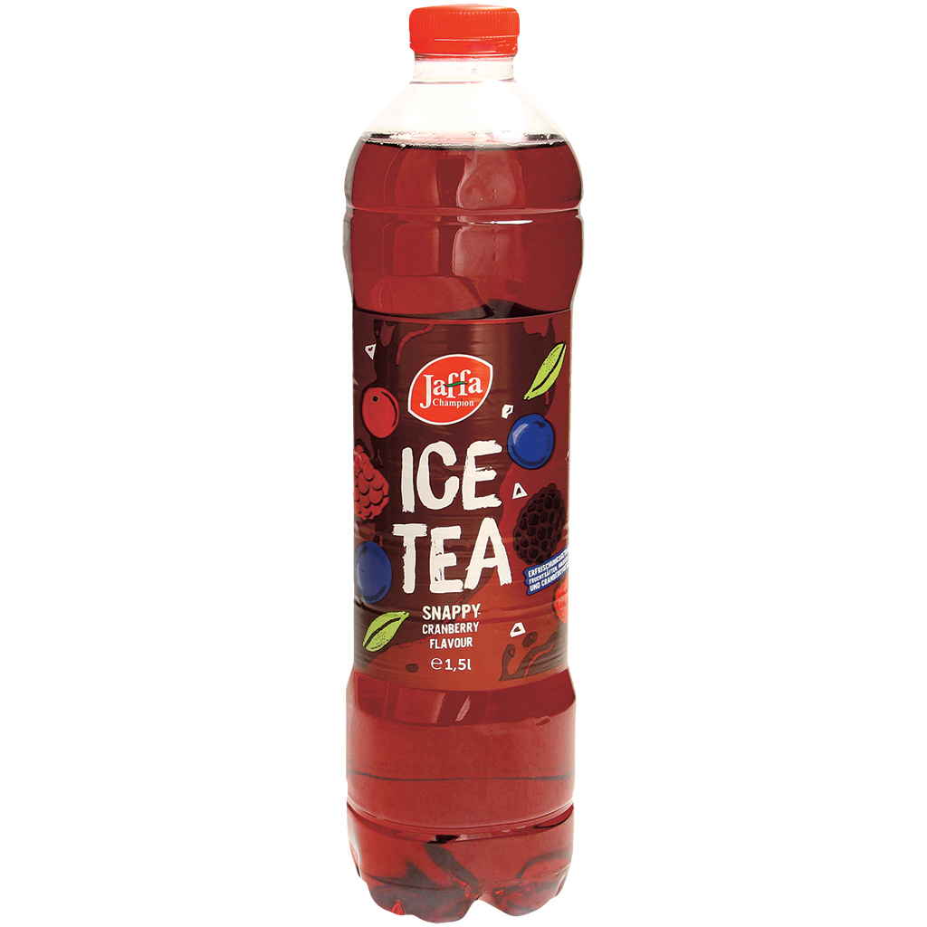 Verfrissingsdrank met fruitsappen, hibiscus-extract en cranb