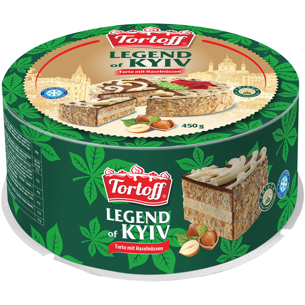 "TORTOFF" Торт Легенда Киева с фундуком замороженный