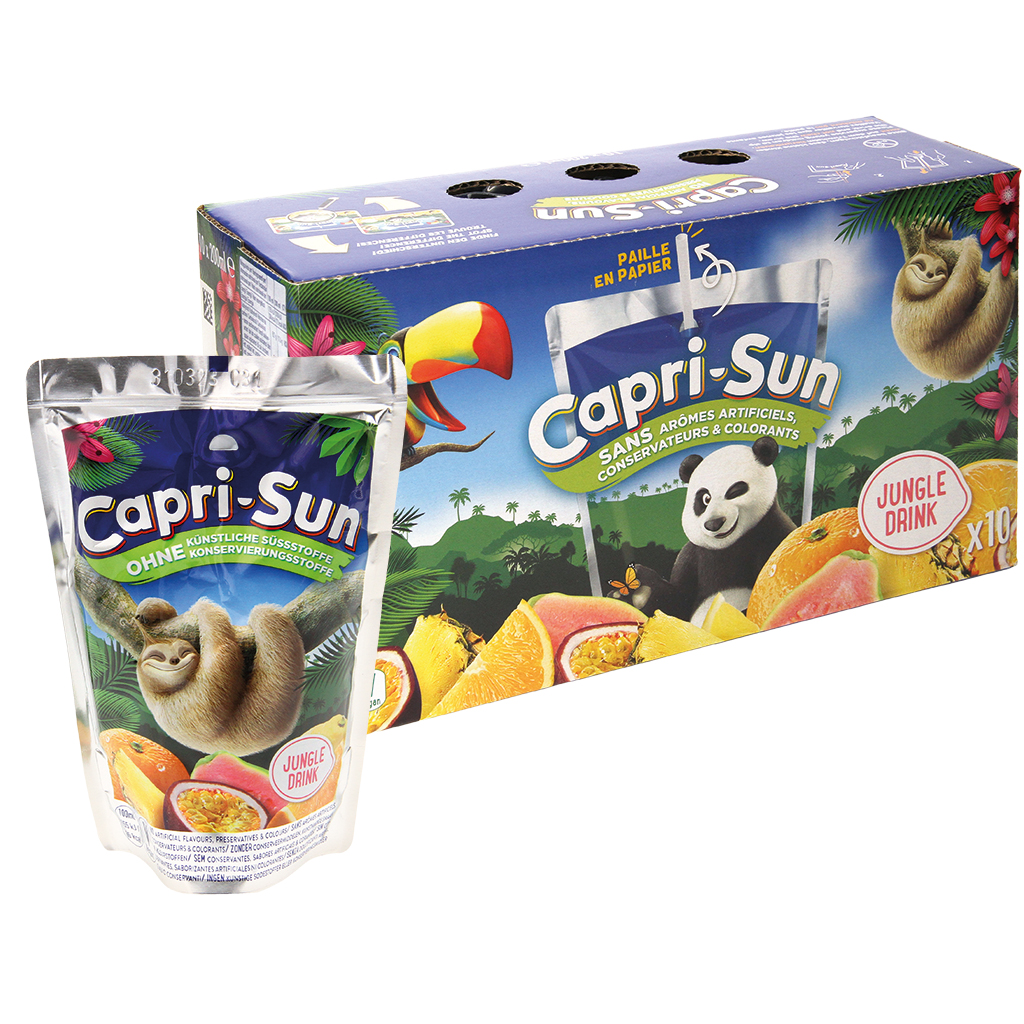 Meerfruitensapdrank "Jungle Drink" met 10% vruchtgehalte