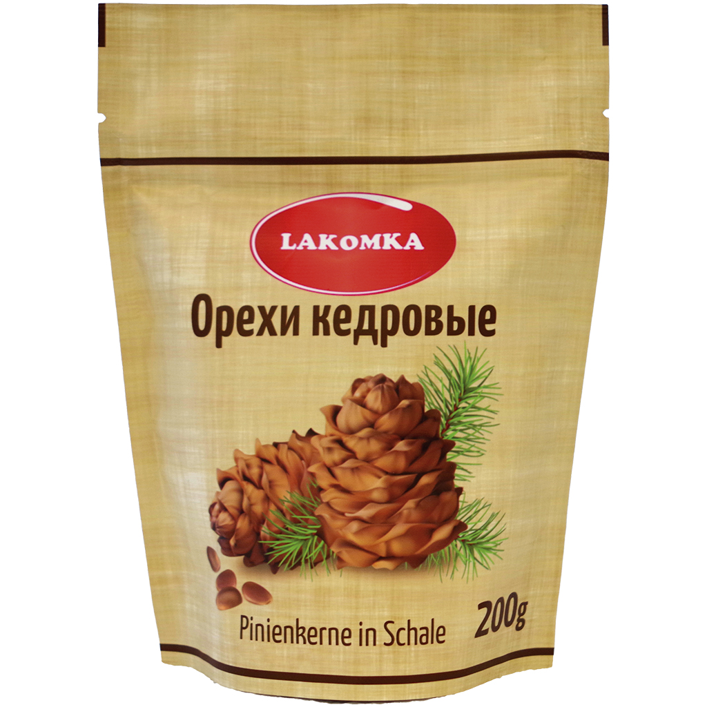 Pijnboompitten (Pinus Sibirica) in de schaal
