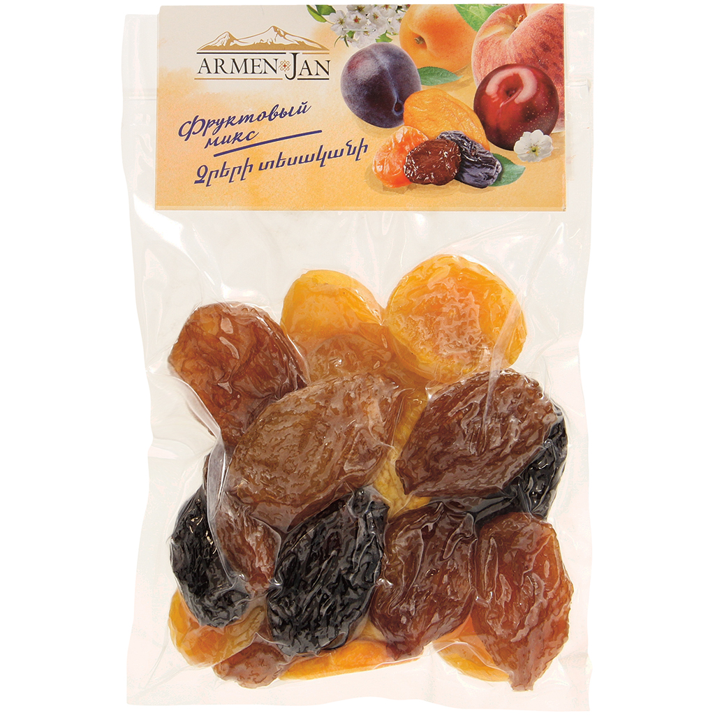 Микс из сухофруктов: курага без косточки, чернослив и красна