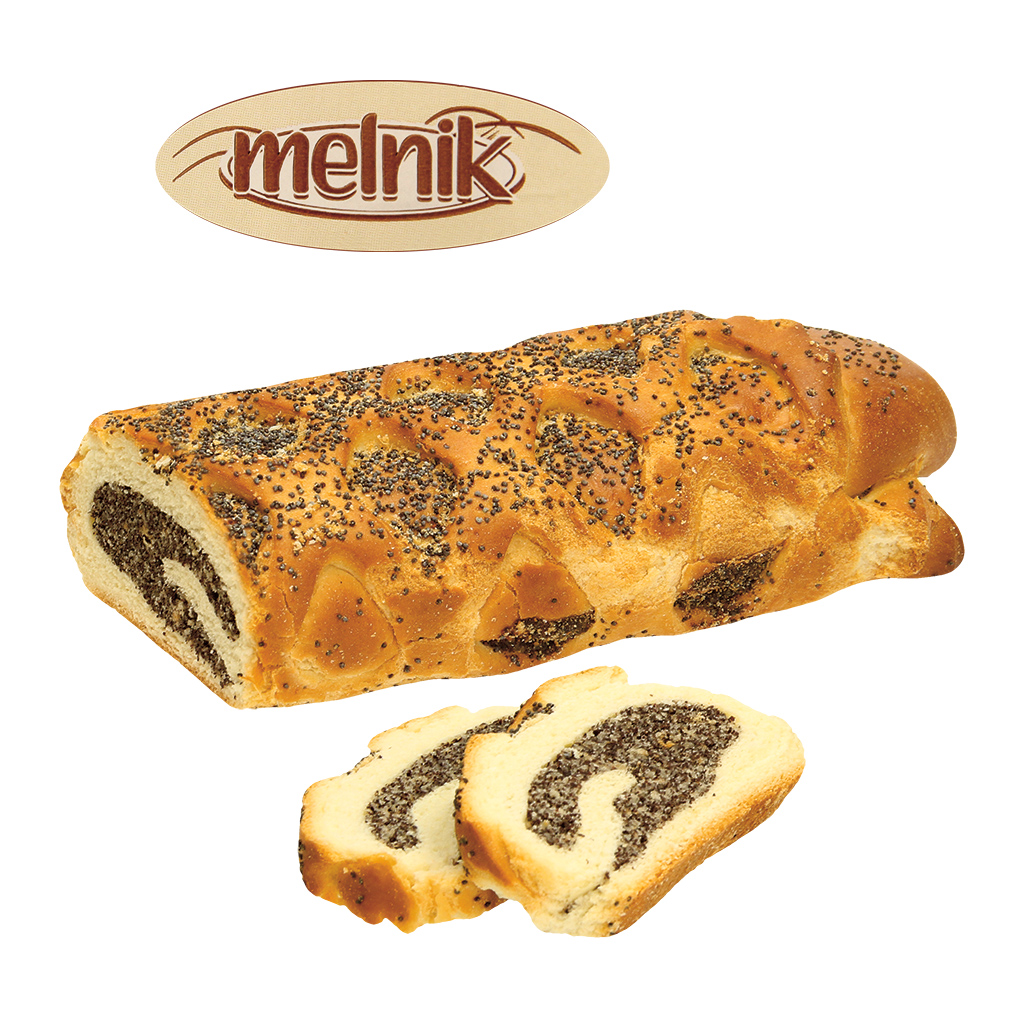 Gebak met maanzaadvulling