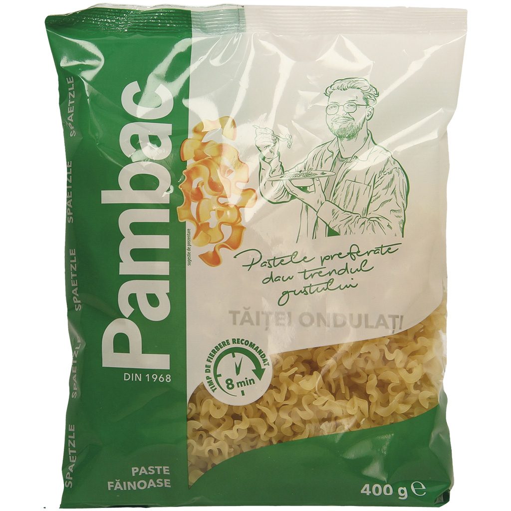 "Pambac" Gegolfde bandnoedels Taitei ondulati 400 g